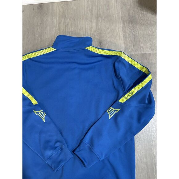 Tapout Full Zip Track Jacket Blue Spell Out Sweatshirt - Men's Size XL - Picture 11 of 16